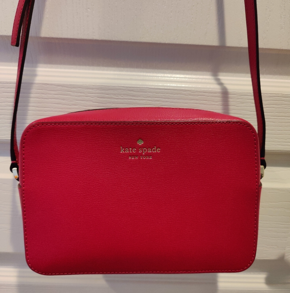 Kate Spade Hot Pink Harper Camera Crossbody Bag